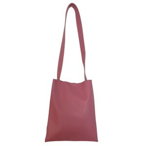 COS Pink Leather Minimalist Adjustable Cross Body Shoulder bag